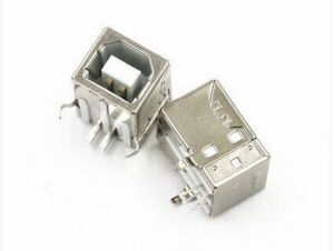 yazıcı usb jack söketi yazıcı portu dişi soket dik açı PCB konektörü DB90