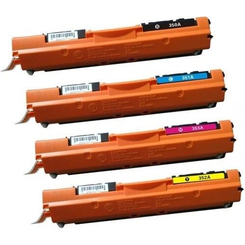 muadil CF350A/CF351A/CF352A/CF353A 1 set  cmyk  universal HP 126A Pro CP1025 M175 Muadil Toner Seti 4 Renk CE310A
