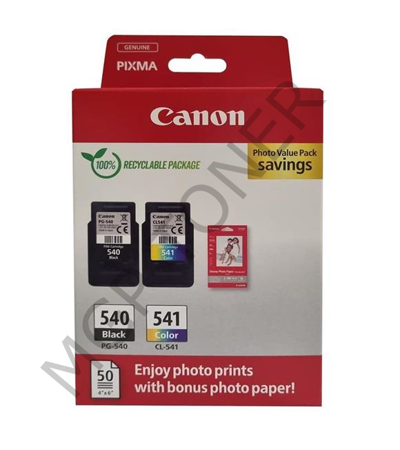 Canon PG-46L + CL 56 Fotoğraf Kağıdı ve Renkli + Siyah 2'li Kartuş Seti