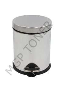 MİKRO 5 LT. PEDALLI PASLANMAZ ÇÖP KOVASI