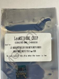 Lexmark MS810/ MS811/ MS812/ MS817/ MS818/ MX710/ MX711/ MX810/ MX811/ MX812/MX717/ MX718 Drum Chip 100K