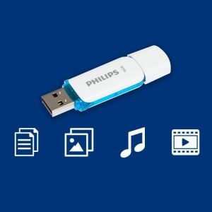 Philips Snow Edition 2.0 USB flash sürücü, 16 GB, PC, dizüstü bilgisayar, bilgisayar veri depolama, okuma hızı 21 MB/s'ye kadar