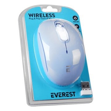 Everest SMW-666 Usb Mavi 2.4Ghz Optik Wireless Mouse
